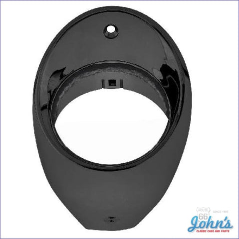 Dash Vent Bezel With Ac Or Astro Ventilation- Black (Paint To Match)- Lh. Gm Licensed Reproduction.