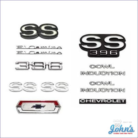 Emblem Kit Ss 396 With Cowl Induction A