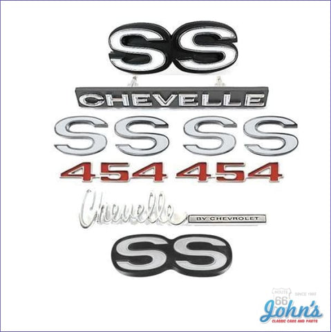 Emblem Kit Ss454- Gm Licensed Reproduction A