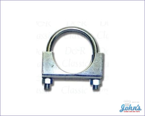 Exhaust Clamp 2-1/4 Plated Steel. Each A F2 X F1