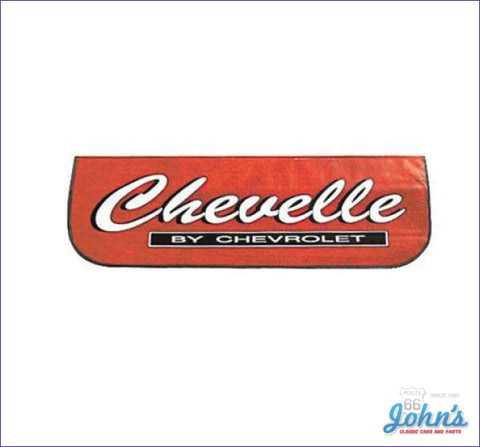 Fender Cover With Chevelle By Chevrolet Logo- Each A