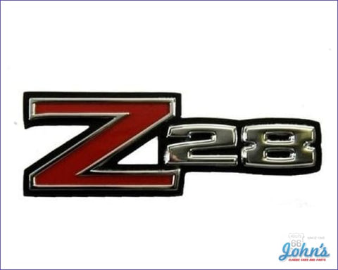 Fender Emblem Z28 - Each Correct Style With Studs Gm Licensed Reproduction F2