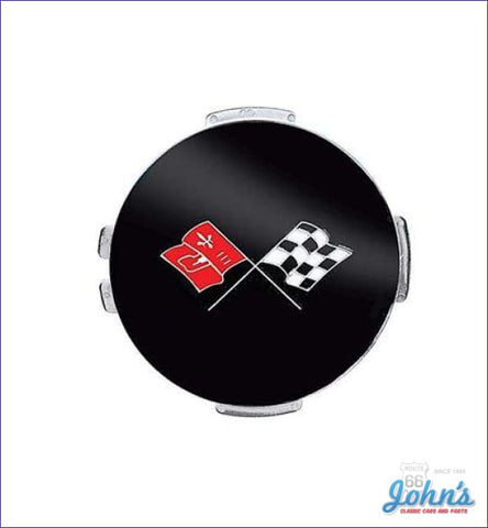 Finned Wheel Cover Emblem - Each. Gm Licensed Reproduction. X