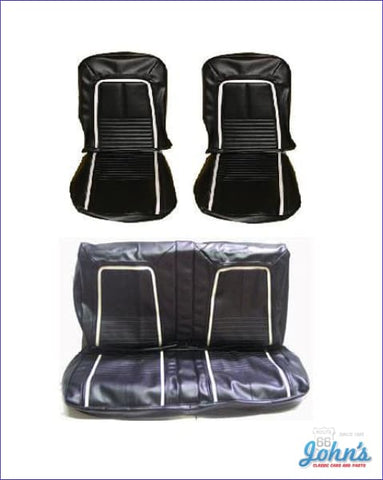 Front And Rear Seat Cover Kit- Bench Deluxe Interior Without Fold Down F1