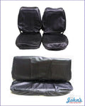 Front And Rear Seat Cover Kit- Bucket Seats Standard Interior With Fold Down F1