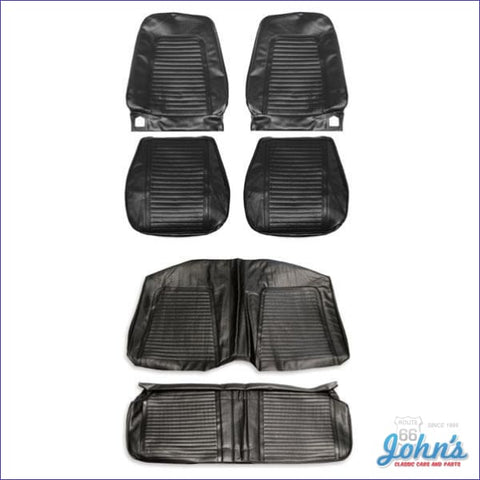 Front And Rear Seat Cover Kit- Convertible With Bucket Seats Standard Interior Without Fold Down F1