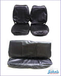 Front And Rear Seat Cover Kit- Convertible With Bucket Seats Standard Interior Without Fold Down F1