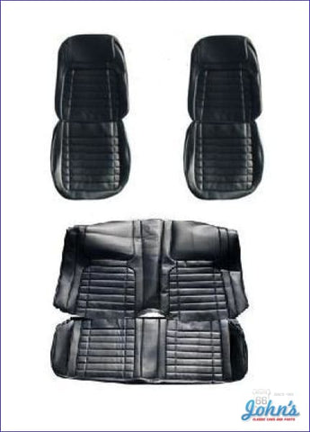 Front And Rear Seat Cover Kit- Coupe With Bucket Seats Deluxe Interior Without Fold Down F1