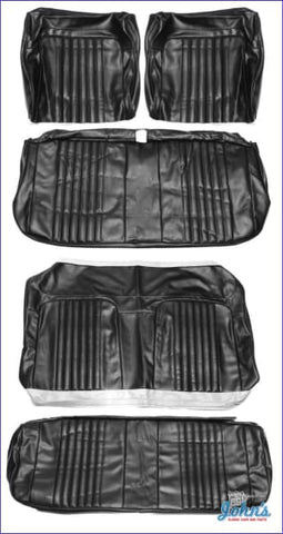 Front And Rear Seat Cover Kit For Convertible With Bench A
