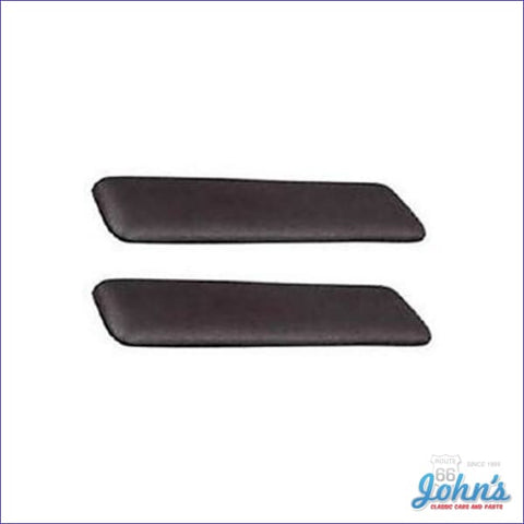 Front Armrest Pads Oe Vinyl Wrapped- Pair. A