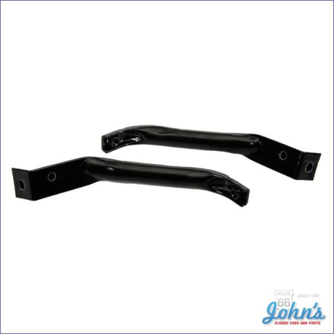 Front Bumper Bracket Braces - Center Pair. For Rally Sport Bumpers. Gm Licensed Reproduction. F2