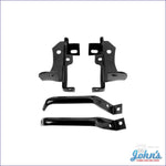 Front Bumper Bracket Kit With Bars - 4Pc For Rally Sport Bumpers F2