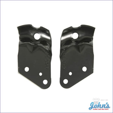 Front Bumper Brackets - Outer Pair For Standard Or Rally Sport Gm Licensed Reproduction F2