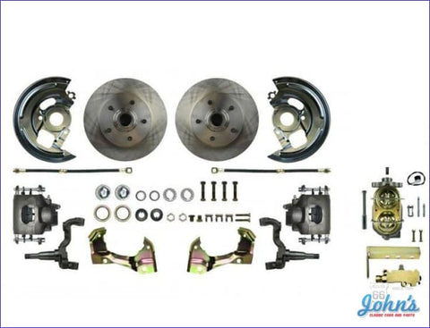 Front Disc Brake Conversion Kit Non-Power With Standard Rotors. (Os2) X