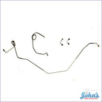 Front Disc Brake Line Kit With Manual Conversion 4 Pieces. Stainless Steel (Os1) X F1