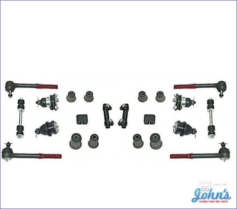 Front End Rebuild Kit With Round Rear Control Arm Bushings 1St Design A