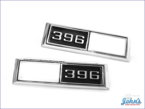 Front Sidemarker Bezels 396 Pair Gm Licensed Reproduction X A