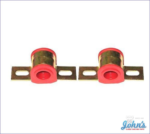 Front Sway Bar Bushing And Bracket Assemblies Polyurethane Use With 1-1/16 Bar- Pair A F2 X F1
