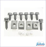 Front Valance Panel Mounting Hardware Kit 16 Piece. A