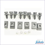 Front Valance Panel Mounting Hardware Kit 18 Piece. A