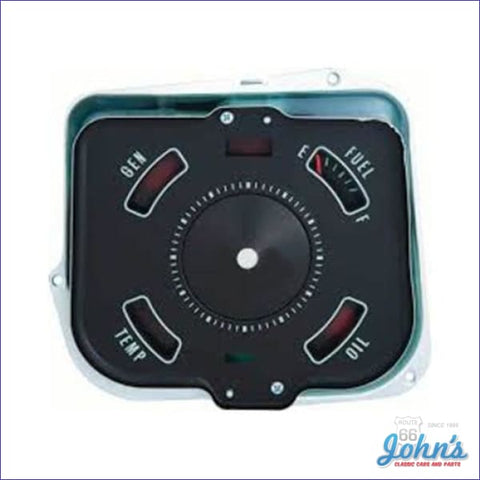 Fuel Gauge With Warning Lights. A