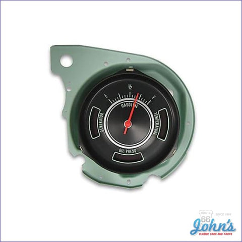 Fuel Gauge With Warning Lights A