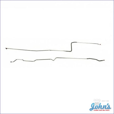 Fuel Line Front To Rear 3/8 Main - 2Pc Stainless Steel. (Os2) X