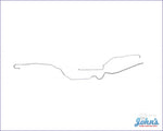 Fuel Line Front To Rear 3/8 Z28. 2Pc Stainless Steel. (Os2) F2