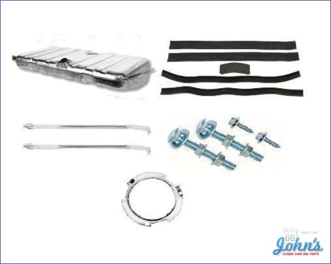 Gas Tank Kit Without Sending Unit With Stainless Steel Tank And Straps. (Os2) F1