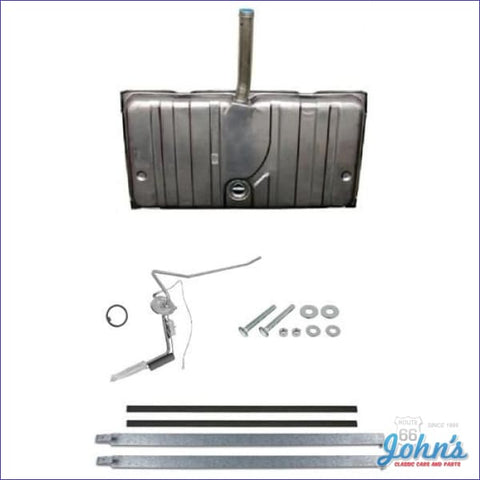 Gas Tank Kit - Tank Without Vent Tubes With 5/16 Line Sending Unit. Gm Licensed Reproduction. (Os7)
