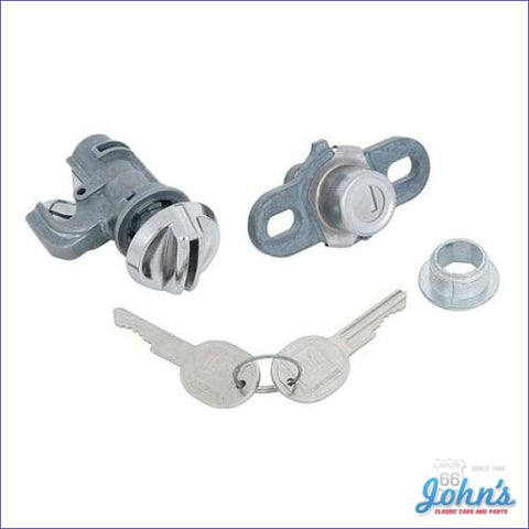 Glovebox And Trunk Lock Kit With Keys F2