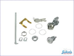 Glovebox And Trunk Lock Kit With Late Style Keys A X