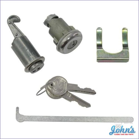 Glovebox And Trunk Lock Kit With Oe Style Keys F1