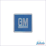 Gm Mark Of Excellence Door Emblem Blue Metal Type Sticker Each. Late 67. X A F1