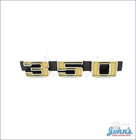 Grille Emblem 350 (Not Correct But Looks Good) Gm Licensed Reproduction A