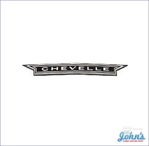 Grille Emblem Chevelle- Malibu Gm Licensed Reproduction A