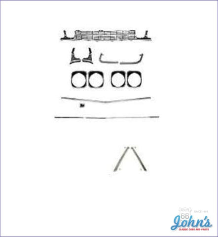 Grille Kit Non-Ss With Ss Style Short Eyebrow Moldings. (Os2) A