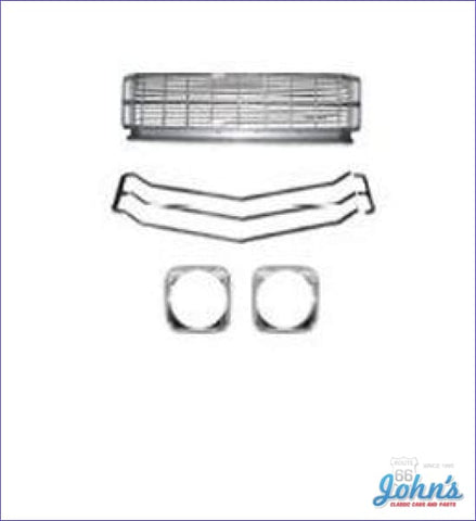Grille Kit With Silver Grille. (Os2) A