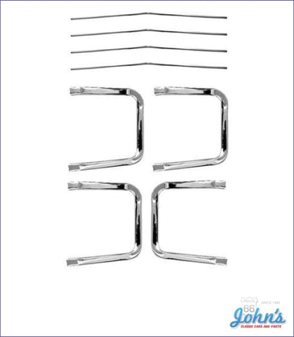 Grille Molding Kit Ss- 8 Piece A
