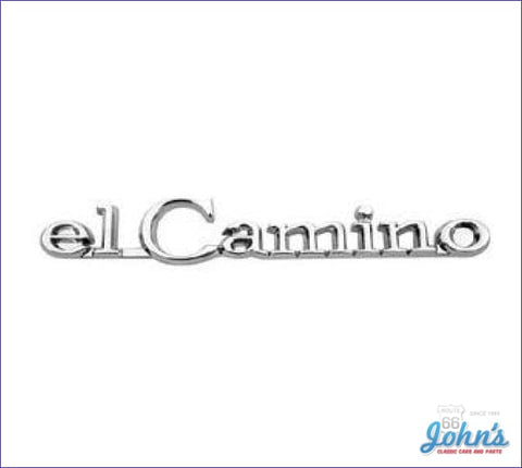 Header Emblem El Camino- Gm Licensed Reproduction A