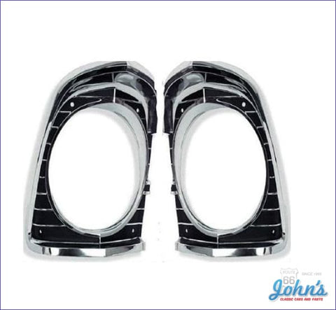Headlight Bezels Pair Gm Licensed Reproduction X