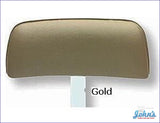 Headrest Assemblies With Curved Bar- Pair Gm Licensed Reproduction Camaro 1969 / Gold G F1