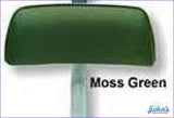 Headrest Assemblies With Curved Bar- Pair Gm Licensed Reproduction Camaro 1969 / Moss Green Mg F1