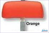 Headrest Assemblies With Curved Bar- Pair Gm Licensed Reproduction Camaro 1969 / Orange H F1