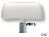 Headrest Assemblies With Curved Bar- Pair Gm Licensed Reproduction Camaro 1969 / White W F1