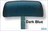 Headrest Assemblies With Straight Bar- Pair Gm Licensed Reproduction Camaro 1969 / Dark Blue Db F1