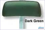 Headrest Assemblies With Straight Bar- Pair Gm Licensed Reproduction Camaro 1969 / Dark Green Dg F1