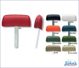 Headrest Assemblies With Straight Bar- Pair Gm Licensed Reproduction F1