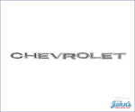 Hood Letters Chevrolet Set Gm Licensed Reproduction A