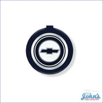 Horn Button Insert For 4 Spoke Wheel. Bowtie With Circle. Gm Licensed Reproduction. Part # 3992304